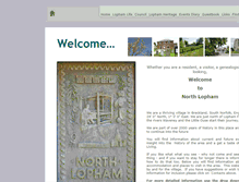 Tablet Screenshot of northlopham.info